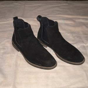 Black Suede Men's Chelsea Boots